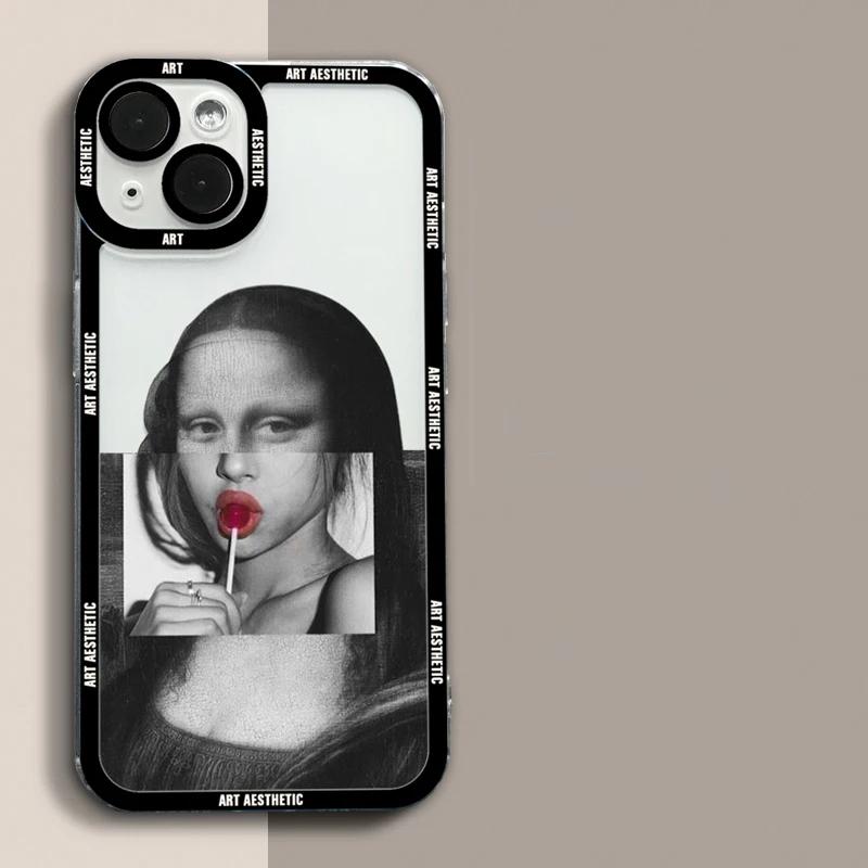 Great Art Aesthetic David Mona Lisa Phone Case For iPhone 16 15 14 13 12 11 Pro Max XS X XR SE 2020 7 8 Plus Mini Soft Cover iPhone 13 mini
Great Art Aesthetic David Mona Lisa Phone Case For iPhone 16 15 14 13 12 11 Pro Max XS X XR SE 2020 7 8 Plus Mini Soft Cover iPhone 13 mini