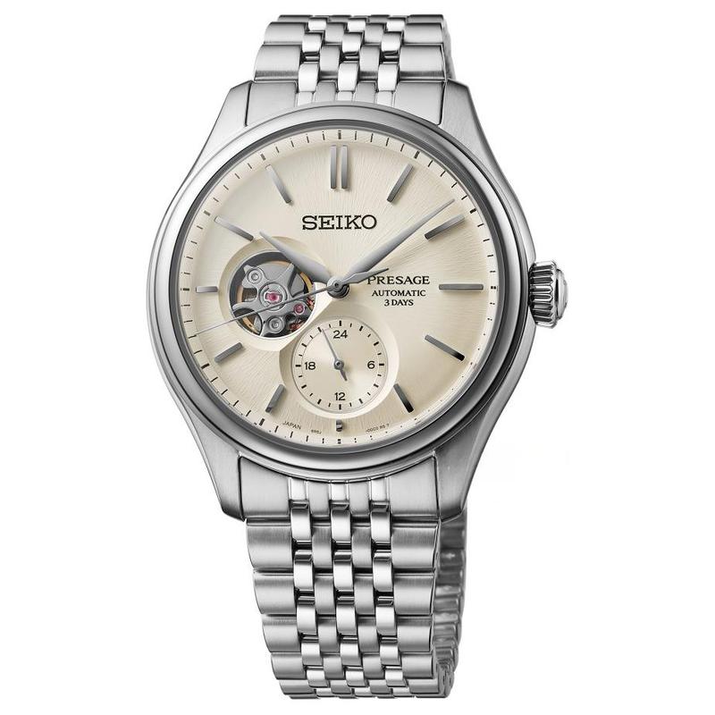 SEIKO PRESAGE series 100 meters waterproof Automatic Steel Strap 40.2mm men s watch white dial SPB469JI синій
SEIKO PRESAGE series 100 meters waterproof Automatic Steel Strap 40.2mm men s watch white dial SPB469JI синій
