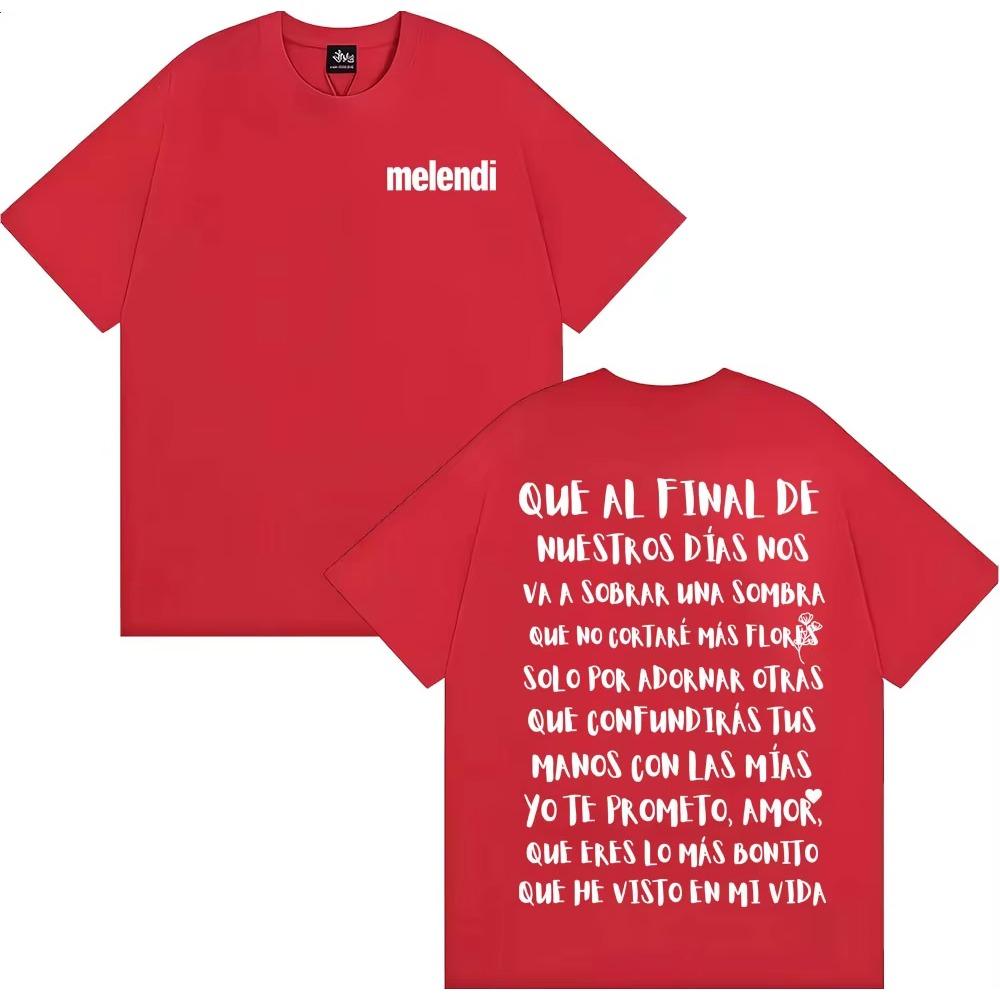 Rapper Melendi Jardín Con Enanitos Lyrics Graphic T-shirt Men Clothing Harajuku Trend Punk TShirts 3XL
Rapper Melendi Jardín Con Enanitos Lyrics Graphic T-shirt Men Clothing Harajuku Trend Punk TShirts 3XL