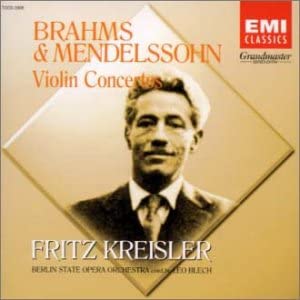 CD KREISLER (FRITZ), BERLIN STATE OPER - Brahms & Mendelssohn: Violin Concer TOCE3566 Japan ObiClassical Used
CD KREISLER (FRITZ), BERLIN STATE OPER - Brahms & Mendelssohn: Violin Concer TOCE3566 Japan ObiClassical Used