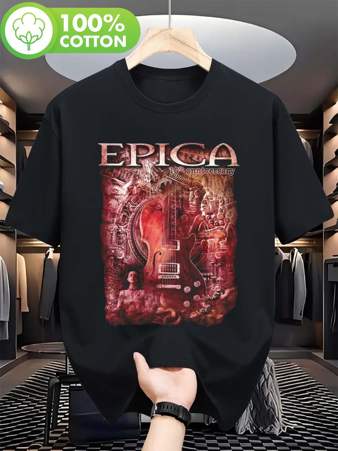Epica Band Printed T-shirt Unisex - Album Pattern Printed Concert, Fitness, and Daily Wear - Machine Washable - Men s Summer ... 5XL різнокольоровий
Epica Band Printed T-shirt Unisex - Album Pattern Printed Concert, Fitness, and Daily Wear - Machine Washable - Men s Summer ... 5XL різнокольоровий