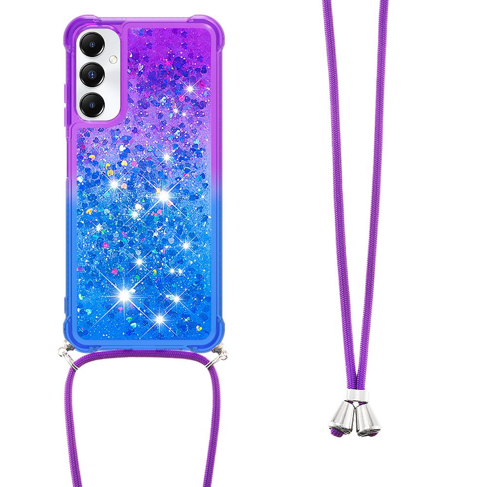 For Samsung Galaxy A05s 4G TPU Case Gradiant Quicksand Shockproof Cover with Lanyard Purple+Sky Blue
For Samsung Galaxy A05s 4G TPU Case Gradiant Quicksand Shockproof Cover with Lanyard Purple+Sky Blue