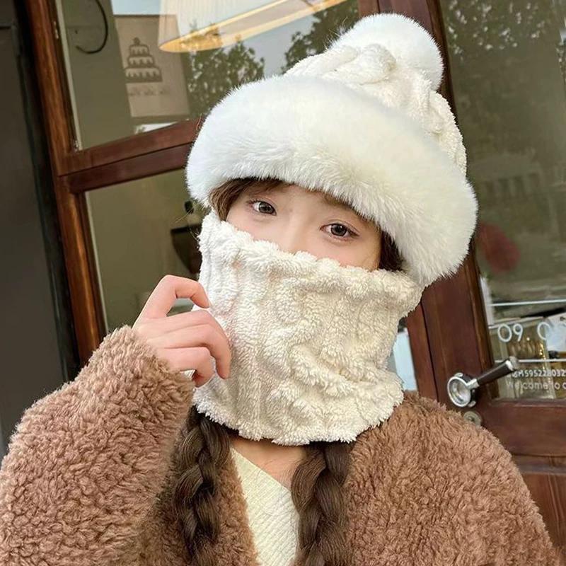 Зимний Утепленный Набор Шапка-Шарф Женский Защита Шеи Плюшевый Помпон Теплый Фигурный Пушистый Защита Ушей Защита от Холода Шапка-Пуловер бежевый
Зимний Утепленный Набор Шапка-Шарф Женский Защита Шеи Плюшевый Помпон Теплый Фигурный Пушистый Защита Ушей Защита от Холода Шапка-Пуловер бежевый