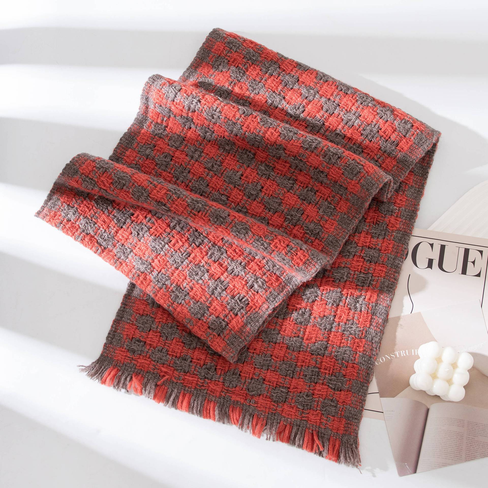 Шерстяной шарф осень и зима новый мужской и женский длинный клетчатый универсальный утолщенный с бахромой теплый студенческий шарф 190*35cm
Шерстяной шарф осень и зима новый мужской и женский длинный клетчатый универсальный утолщенный с бахромой теплый студенческий шарф 190*35cm