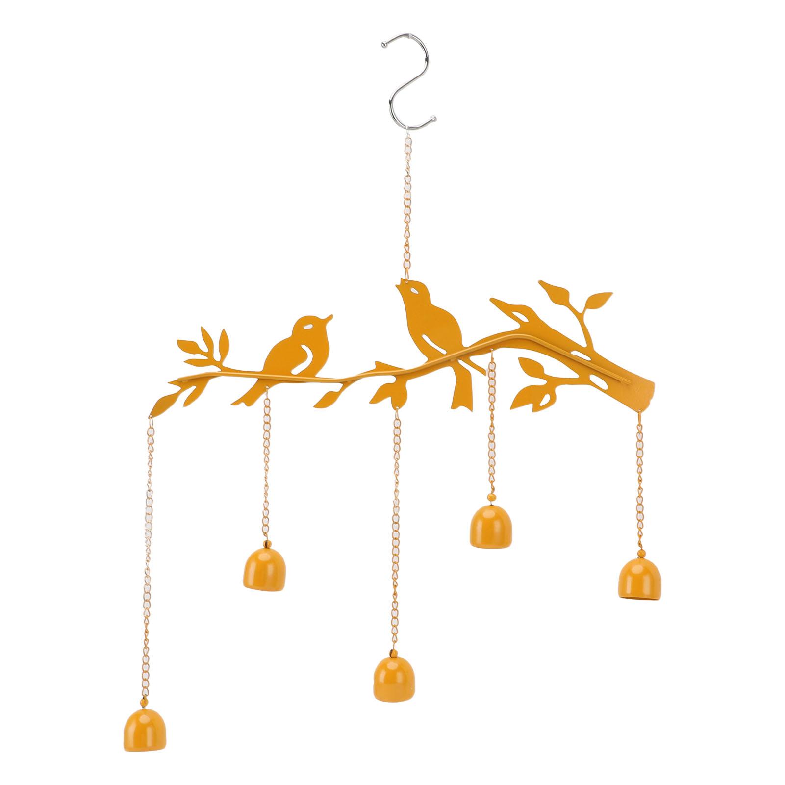 Bird Bell Outdoor Decoration Iron Elegant Look Handmade Craft Bird Bell Hanging Decor for Garden
Bird Bell Outdoor Decoration Iron Elegant Look Handmade Craft Bird Bell Hanging Decor for Garden