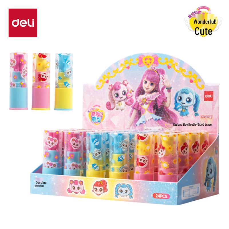 Wonderful Cartoon Lipstick-Shaped Push Pen Eraser
Wonderful Cartoon Lipstick-Shaped Push Pen Eraser