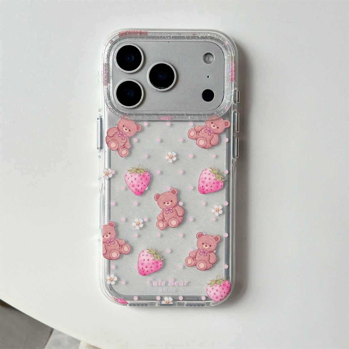 Polka Dot Strawberry Bear iPhone 14/13 Pro Max Case - Shockproof & Cute iPhone 17
Polka Dot Strawberry Bear iPhone 14/13 Pro Max Case - Shockproof & Cute iPhone 17
