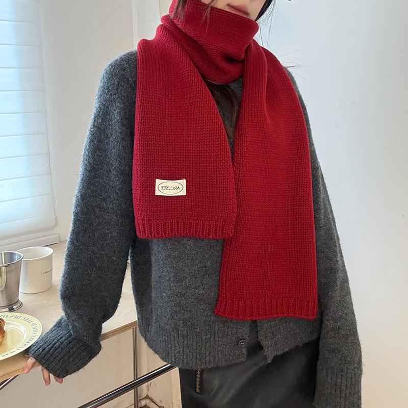 Розкішна потовщена вовняна шаль-шарф: Універсальний та стильний INS корейський дизайн для пар на осінь/зиму червоний
Розкішна потовщена вовняна шаль-шарф: Універсальний та стильний INS корейський дизайн для пар на осінь/зиму червоний