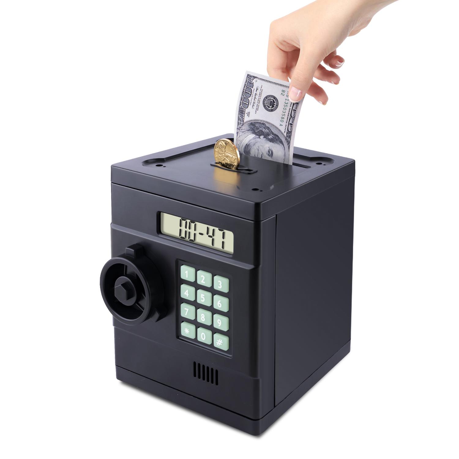 Simulation Retro Mini ABS Password Safe Creative Toy Smart Piggy Bank Automatic Coin Recognition And Counting (US Dollar Version) Type A
Simulation Retro Mini ABS Password Safe Creative Toy Smart Piggy Bank Automatic Coin Recognition And Counting (US Dollar Version) Type A
