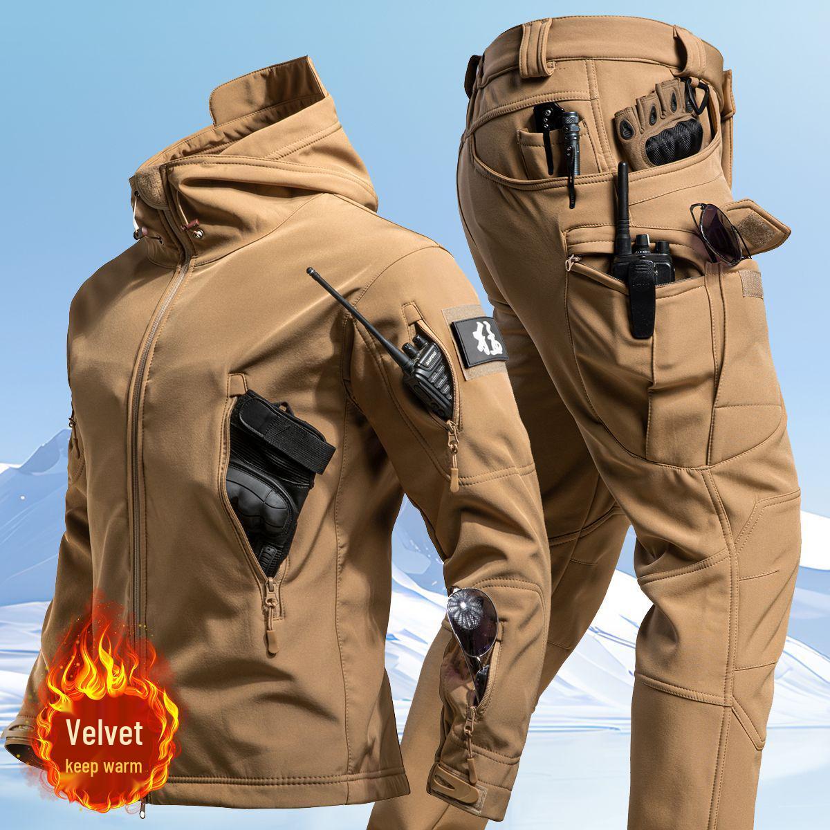 Чоловіча зимова куртка софтшелл з плюшевою підкладкою, вітрозахисна, для катання на лижах, велоспорту L 70-80 kg
Чоловіча зимова куртка софтшелл з плюшевою підкладкою, вітрозахисна, для катання на лижах, велоспорту L 70-80 kg