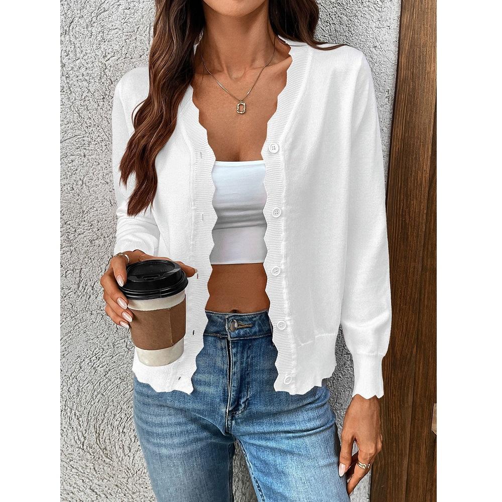 Women Summer Thin Cool Cardigans Tops V-neck Long Sleeve Knitted Outerwear Jackets Coats S
Women Summer Thin Cool Cardigans Tops V-neck Long Sleeve Knitted Outerwear Jackets Coats S