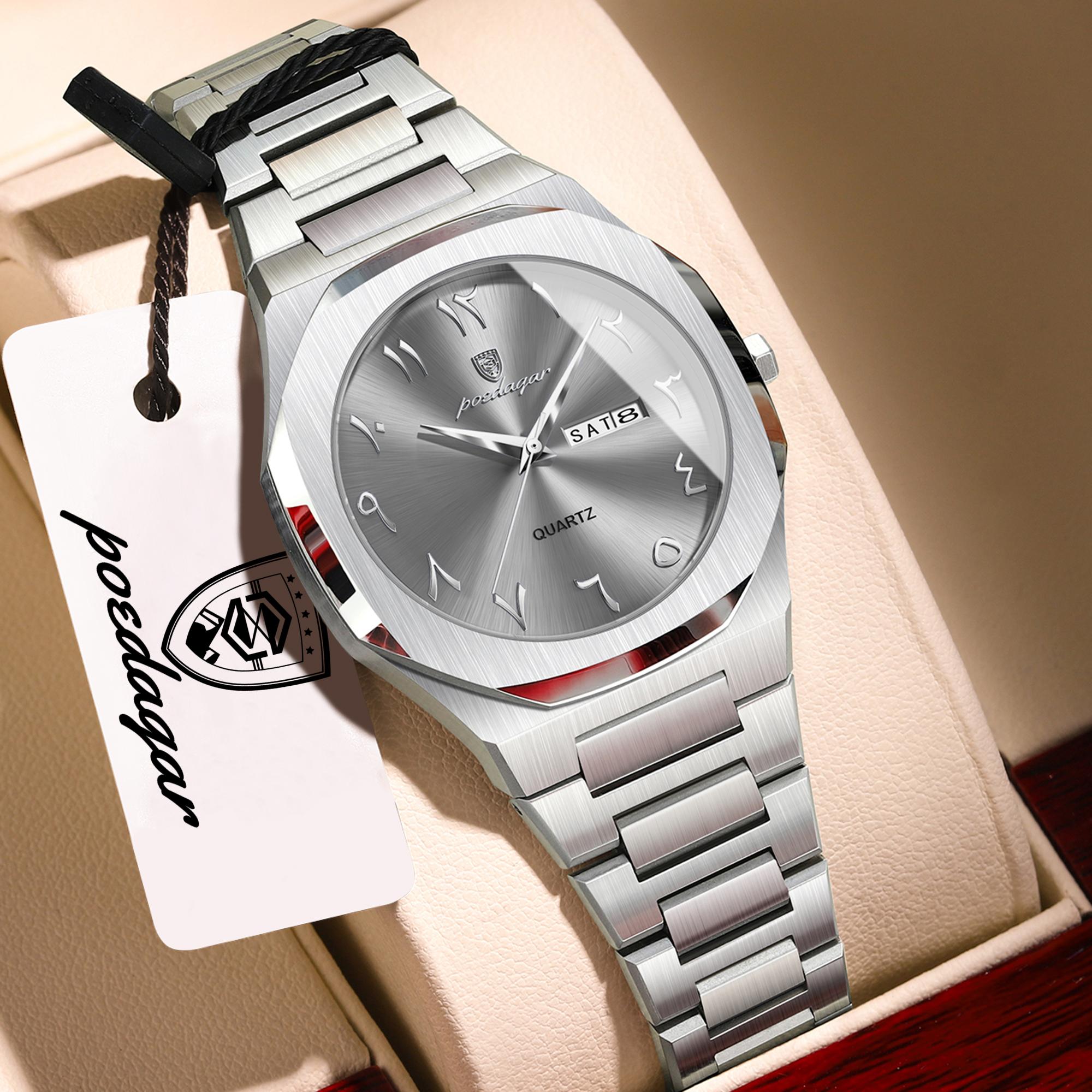 POEDAGAR Elegant Woman Clock Date Week Waterproof Casual Ladies Wristwatch Quartz Stainless Steel Fashion Watches серый/серебряный
POEDAGAR Elegant Woman Clock Date Week Waterproof Casual Ladies Wristwatch Quartz Stainless Steel Fashion Watches серый/серебряный