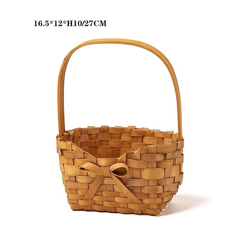Willow Rattan Bride Flower Basket Picnic Container Hand-Woven Flower Arrangement Basket With Handle Picnic Weaving Basket A1
Willow Rattan Bride Flower Basket Picnic Container Hand-Woven Flower Arrangement Basket With Handle Picnic Weaving Basket A1
