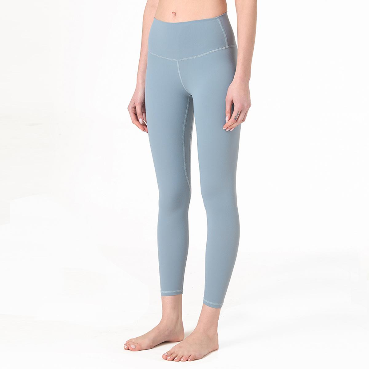 Голі штани для йоги. Жіночі спортивні штани для фітнесу з високою талією. M світло-синій колір
Голі штани для йоги. Жіночі спортивні штани для фітнесу з високою талією. M світло-синій колір