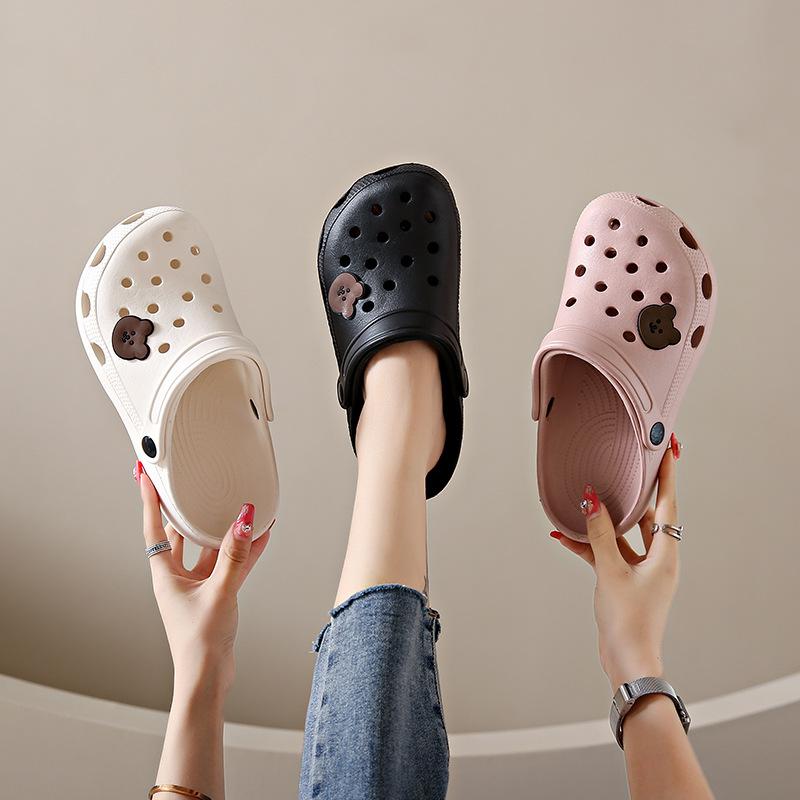 EVA nurse beach hole shoes women s summer bear new home platform outer wear versatile bag head cool slippers 36/37
EVA nurse beach hole shoes women s summer bear new home platform outer wear versatile bag head cool slippers 36/37