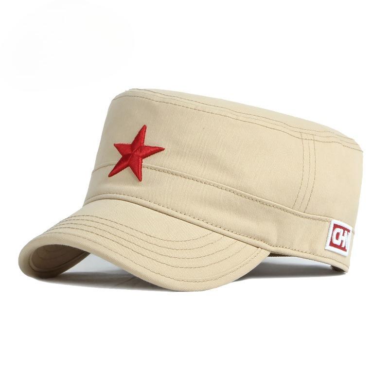 Red Star Embroidery Military Cap Men Women Chinese Style Flat Top Hat Spring Summer Outdoor Sun Protection Cotton Peaked Cap 56-60cm хаки
Red Star Embroidery Military Cap Men Women Chinese Style Flat Top Hat Spring Summer Outdoor Sun Protection Cotton Peaked Cap 56-60cm хаки