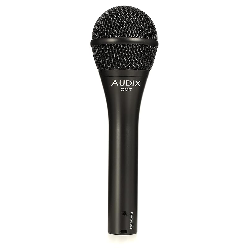 AUDIX Audix OM7 vocal live For stage recording only handheld dynamic microphone Super unidirectional black
AUDIX Audix OM7 vocal live For stage recording only handheld dynamic microphone Super unidirectional black