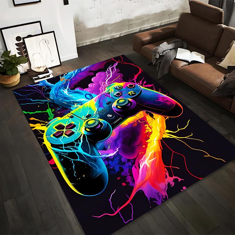 Colorful Game Controller Pattern Carpet for Gamers, Abstract Art Style Suitable for use as an anti-slip for living room bedroom sofas 40x60cm( 15x23in )
Colorful Game Controller Pattern Carpet for Gamers, Abstract Art Style Suitable for use as an anti-slip for living room bedroom sofas 40x60cm( 15x23in )