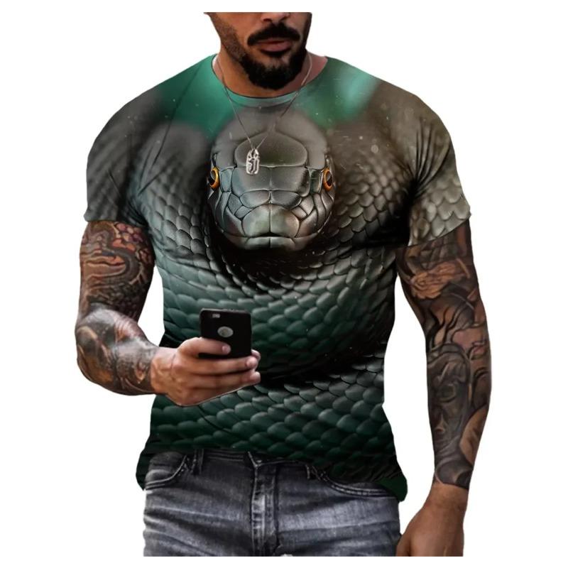 Летняя быстросохнущая мужская футболка с рисунком животного питона и 3D принтом в стиле хип-хоп, альтернативная индивидуальность, свободный короткий рукав с круглым вырезом XXL
Летняя быстросохнущая мужская футболка с рисунком животного питона и 3D принтом в стиле хип-хоп, альтернативная индивидуальность, свободный короткий рукав с круглым вырезом XXL