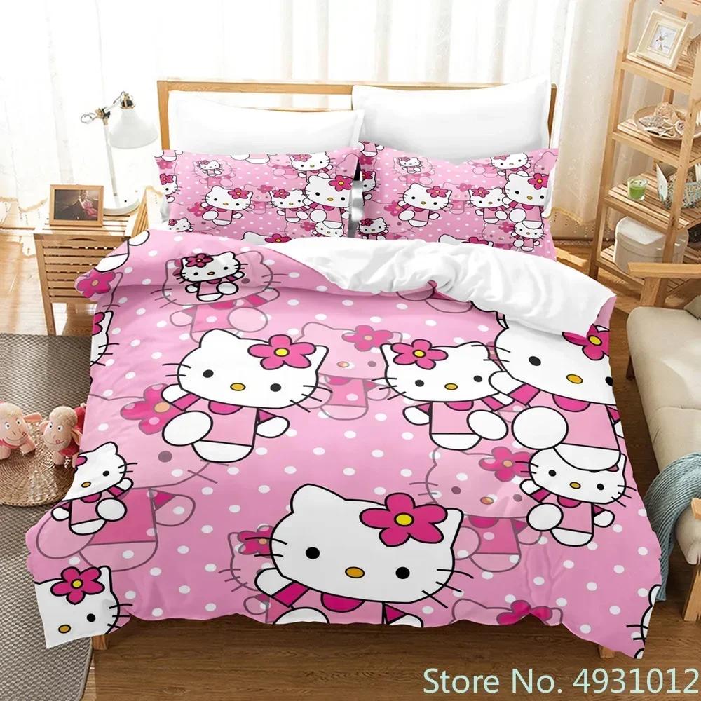 Милий комплект постільної білизни з ангелом Hello Kitty, наволочка, японська аніме-постільна білизна, 3D-друкована ковдра, підодіяльник, дитячий подарунок для дітей AU Single(140*210cm)3pcs
Милий комплект постільної білизни з ангелом Hello Kitty, наволочка, японська аніме-постільна білизна, 3D-друкована ковдра, підодіяльник, дитячий подарунок для дітей AU Single(140*210cm)3pcs