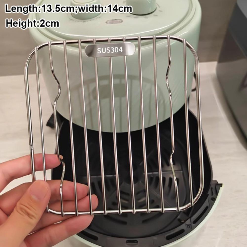 Round Square Cooking Rack 304 Stainless Steel BBQ Net Home Kitchen Oven Steamer Cooker Square 14cm
Round Square Cooking Rack 304 Stainless Steel BBQ Net Home Kitchen Oven Steamer Cooker Square 14cm