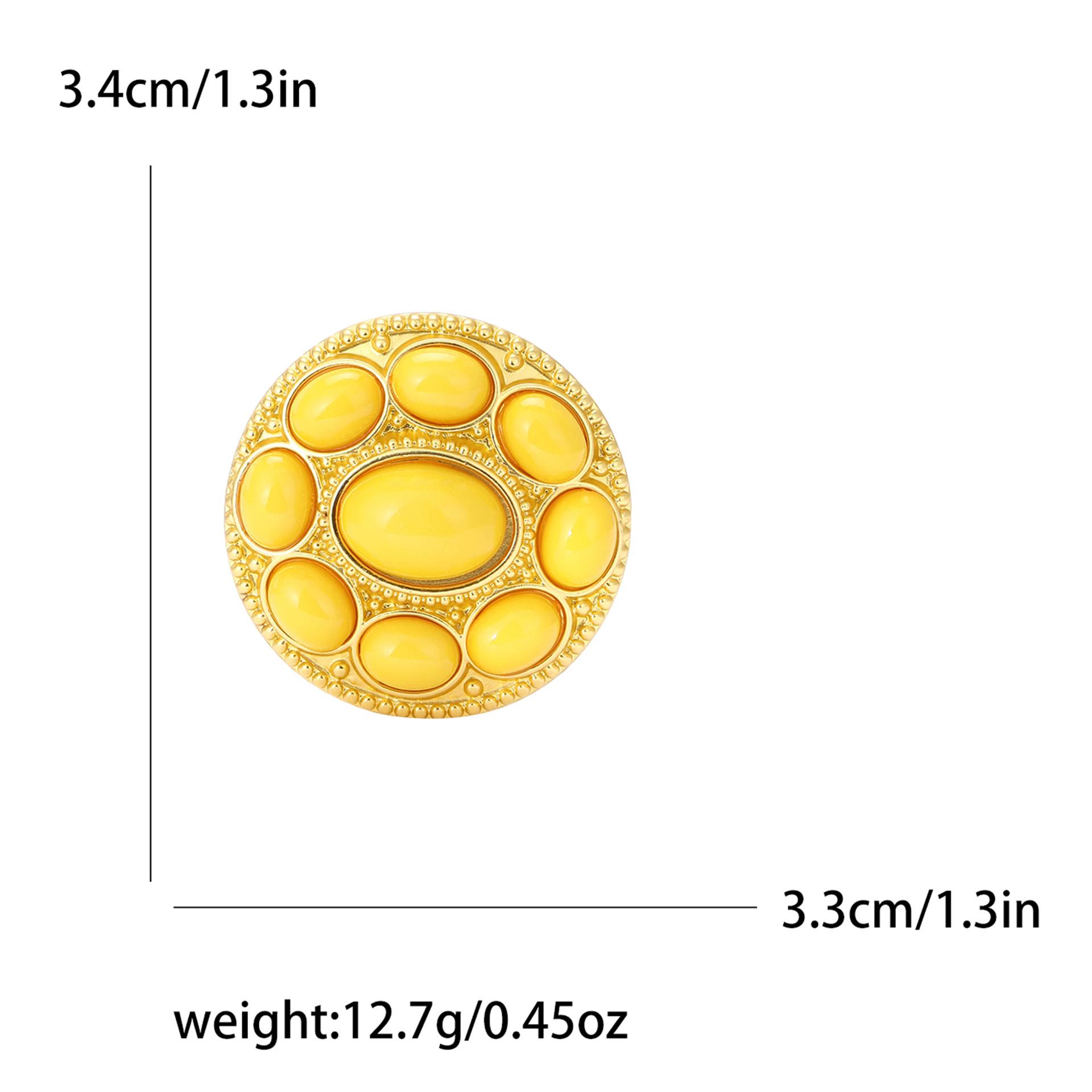 Персонализированная универсальная турецкая круглая брошь модная креативная женская шаль для костюма корсаж украшение булавка