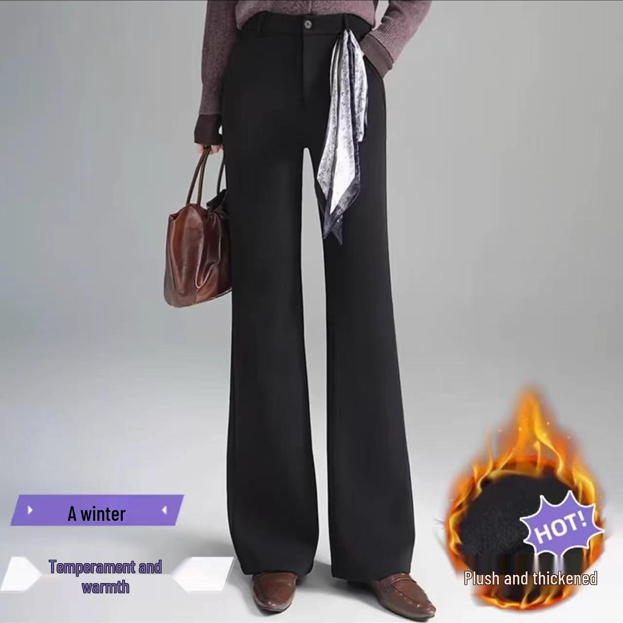 K860 Winter Plus Velvet High Waist Micro Flare Pants 4XL (69-74 kg) чорний
K860 Winter Plus Velvet High Waist Micro Flare Pants 4XL (69-74 kg) чорний