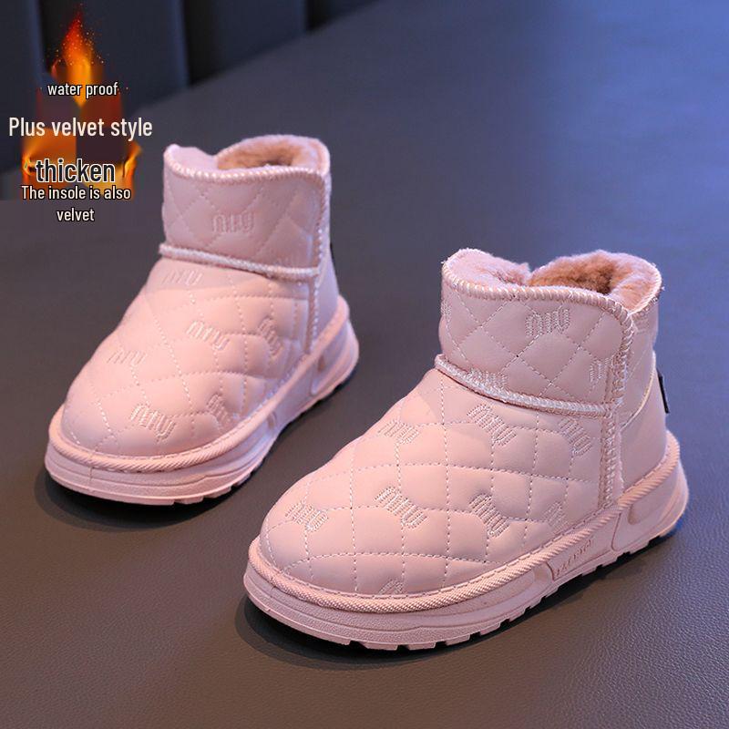 Winter Waterproof Non-Slip Boys Cotton Snow Boots with Velvet Lining - Black Default Option
Winter Waterproof Non-Slip Boys Cotton Snow Boots with Velvet Lining - Black Default Option