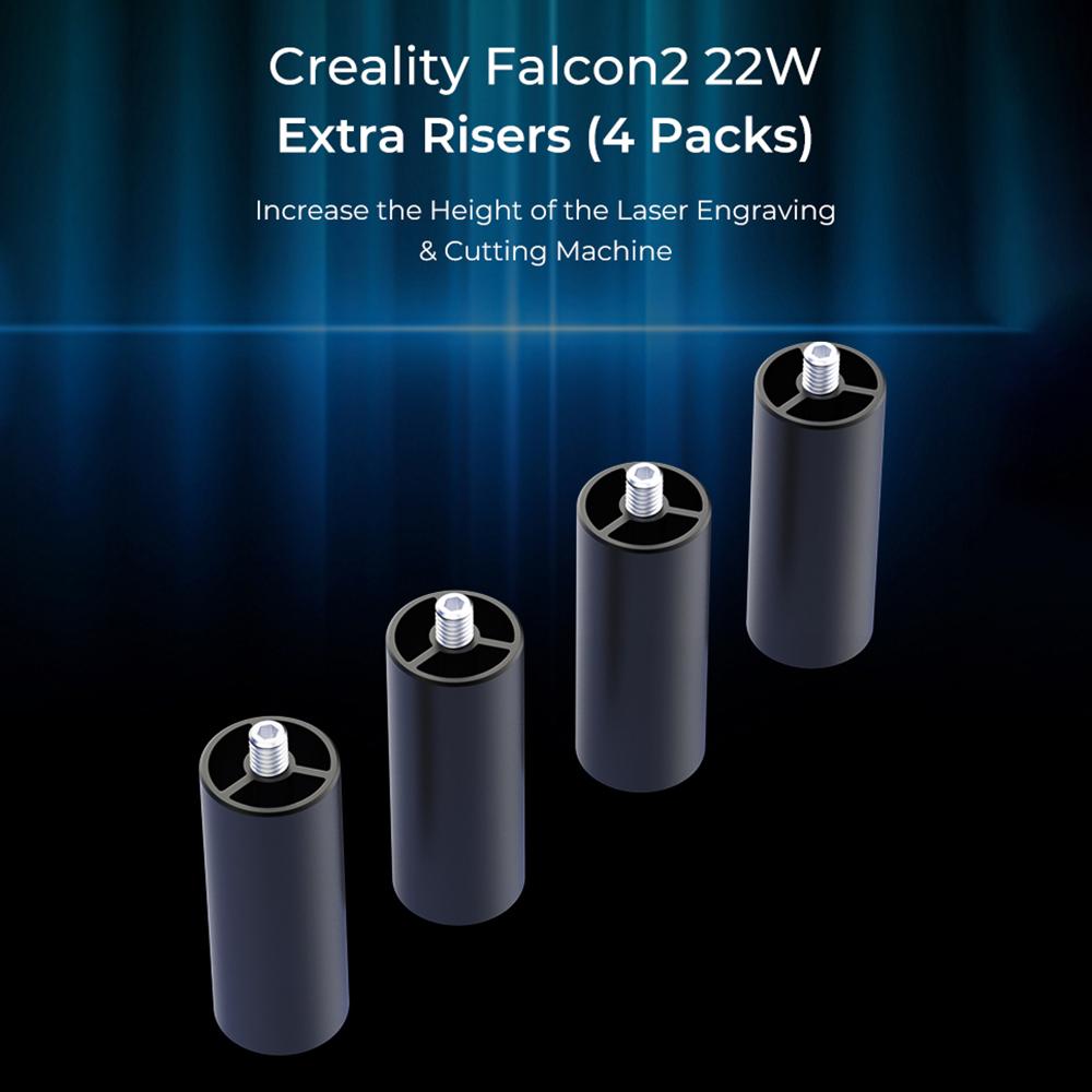 Creality 4 шт. Falcon 2 дополнительные алюминиевые надставки для лазерного резака и гравера 56 мм 0 чёрный
Creality 4 шт. Falcon 2 дополнительные алюминиевые надставки для лазерного резака и гравера 56 мм 0 чёрный