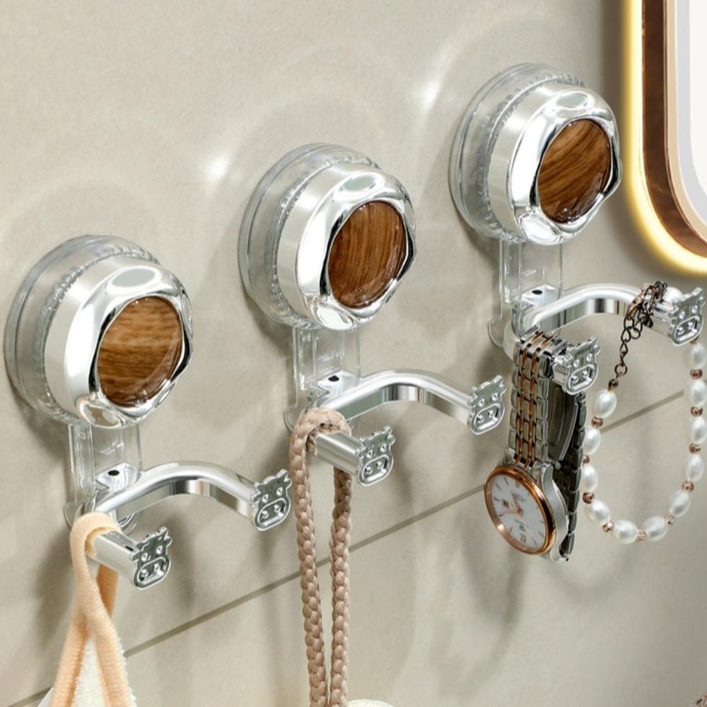 2Pcs Traceless Vacuum Double Hooks Powerful Shower Hooks Multifunctional Wall Hanger for Home
2Pcs Traceless Vacuum Double Hooks Powerful Shower Hooks Multifunctional Wall Hanger for Home