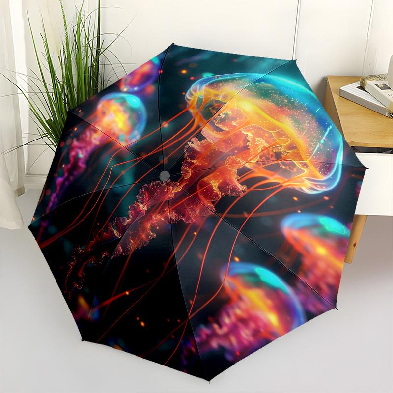 Jellyfish, Marine Life Theme 8 Bone Hand Automatic Folding Umbrella, Compact and Portable Design, A Perfect Gift for Birthday, Christmas or
Jellyfish, Marine Life Theme 8 Bone Hand Automatic Folding Umbrella, Compact and Portable Design, A Perfect Gift for Birthday, Christmas or