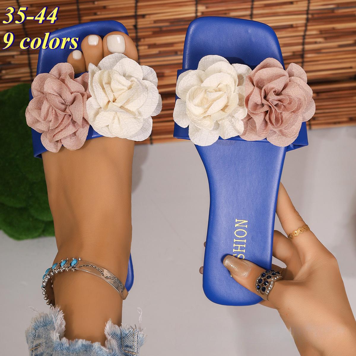 Summer Flower Flat-bottomed Slippers Women s Outer Wear Square Toe Open-toed Flat-heeled Sandals 44 бежевий
Summer Flower Flat-bottomed Slippers Women s Outer Wear Square Toe Open-toed Flat-heeled Sandals 44 бежевий