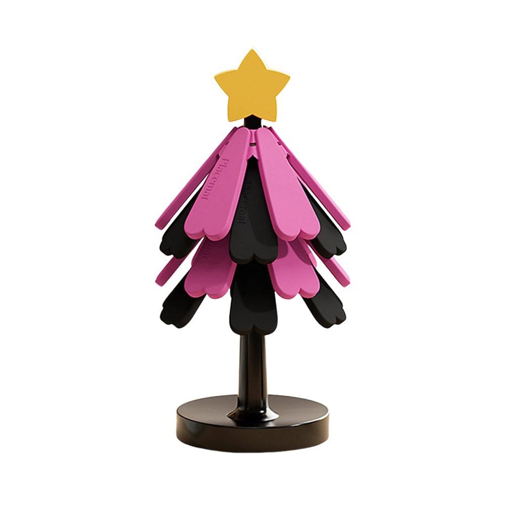 Heat-insulating Wooden Tree Trivet Foldable Christmas Tree Trivets Set with Stand for Table Decor Rose red-star -4Pcs
Heat-insulating Wooden Tree Trivet Foldable Christmas Tree Trivets Set with Stand for Table Decor Rose red-star -4Pcs