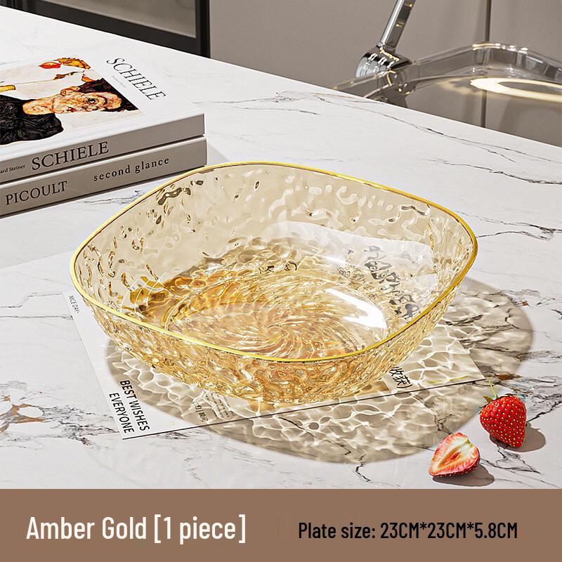 ZISIZ Hammered Amber Gold Fruit & Snack Tray
ZISIZ Hammered Amber Gold Fruit & Snack Tray