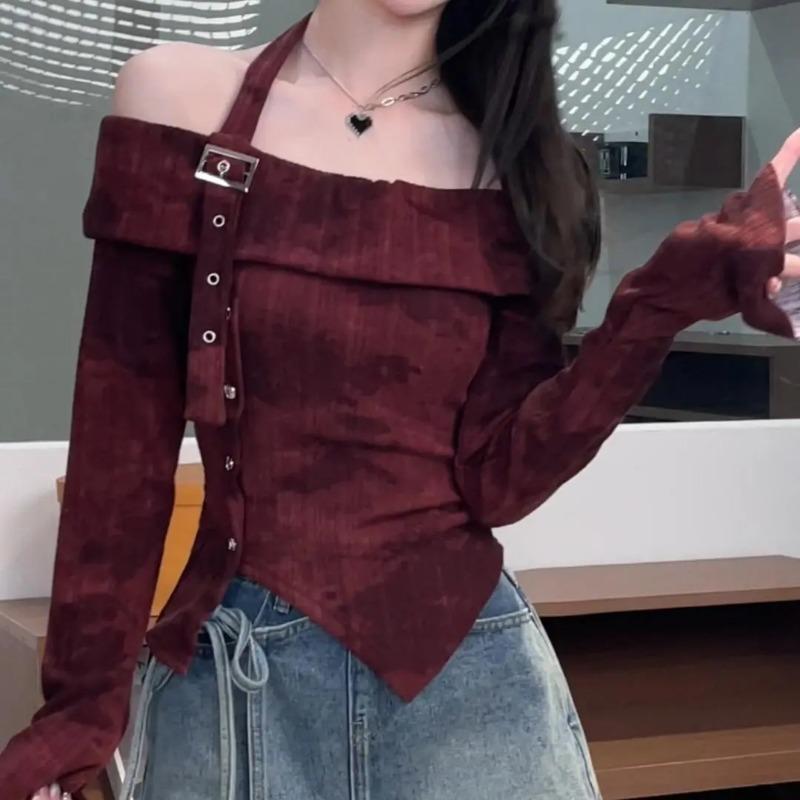 Newly Designed One-shoulder Tie-dye Long-sleeved Sweet Style Top for Early Spring L сірий
Newly Designed One-shoulder Tie-dye Long-sleeved Sweet Style Top for Early Spring L сірий