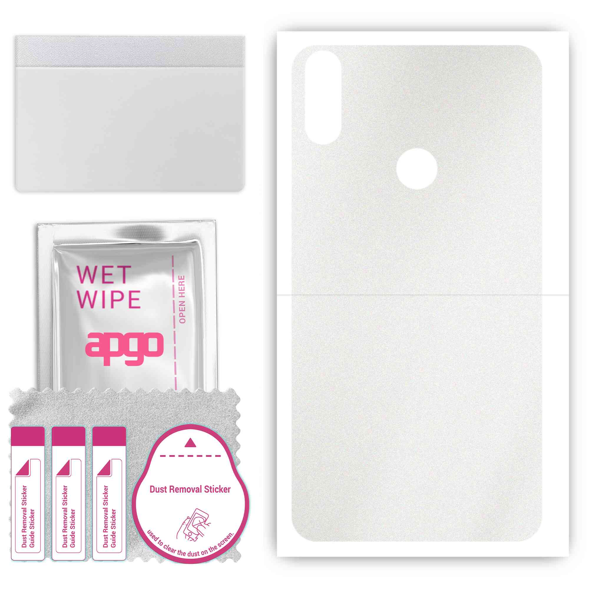 Apgo Protective Skin Sticker для задньої панелі, сумісної з Motorola One Power (P30 Примітка), Обгорточна плівка, фольга, вініл – візерунок матовий прозорий
Apgo Protective Skin Sticker для задньої панелі, сумісної з Motorola One Power (P30 Примітка), Обгорточна плівка, фольга, вініл – візерунок матовий прозорий