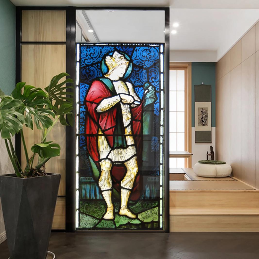 Church Stained Glass Decals Window Film Privacy Heat Insulation and Anti UV Blocking Static Cling Window Sticker for Home J53 (as the picture,40x100cm WxH)
Church Stained Glass Decals Window Film Privacy Heat Insulation and Anti UV Blocking Static Cling Window Sticker for Home J53 (as the picture,40x100cm WxH)