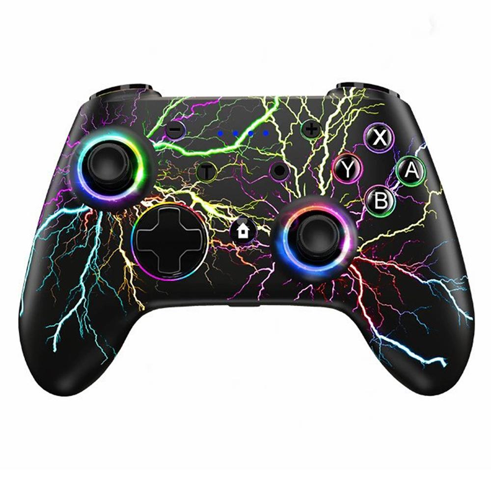CX-270L Wireless Game Controller Six-Axis Gyroscope Vibration Bluetooth-Compatible Colorful Light Gamepad A
CX-270L Wireless Game Controller Six-Axis Gyroscope Vibration Bluetooth-Compatible Colorful Light Gamepad A