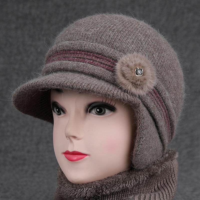 Ladies hat autumn and winter warm rabbit fur hat wool hat winter scarf one size is elastic
Ladies hat autumn and winter warm rabbit fur hat wool hat winter scarf one size is elastic