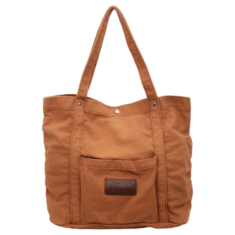 Women s Canvas Large-Capacity Tote Bag Casual Solid Color Shopper Shopping Travel Shoulder Bags 2026 New Handbags and Purses 36cmx30cmx10cm коричневий
Women s Canvas Large-Capacity Tote Bag Casual Solid Color Shopper Shopping Travel Shoulder Bags 2026 New Handbags and Purses 36cmx30cmx10cm коричневий