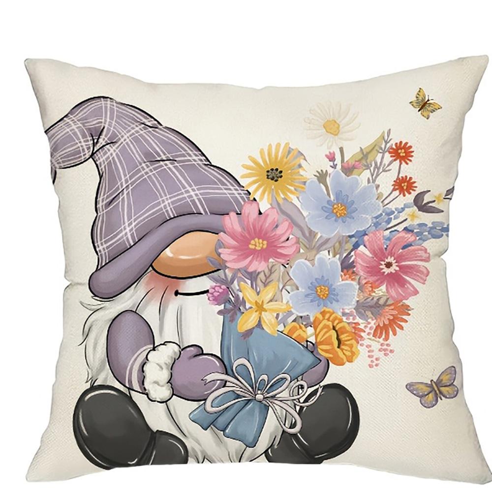 1/4pcs Spring-Themed Gnome & Flower Printed Pillowcases Sofa cushion cover home bedroom room decoration 45x45cm-1pcs
1/4pcs Spring-Themed Gnome & Flower Printed Pillowcases Sofa cushion cover home bedroom room decoration 45x45cm-1pcs