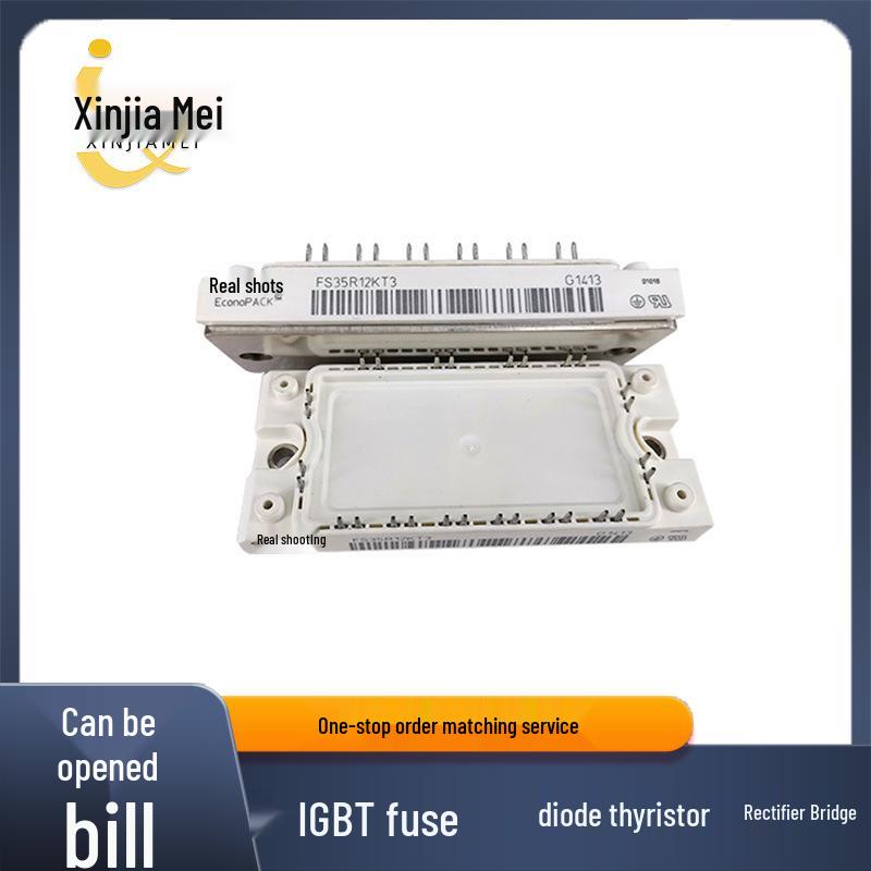 FS35R12KT3, FS50R12KE3, FS50R12KT3 Power IGBT Modules Available Model: FS35R12KT3 - Power IGBT Module
FS35R12KT3, FS50R12KE3, FS50R12KT3 Power IGBT Modules Available Model: FS35R12KT3 - Power IGBT Module