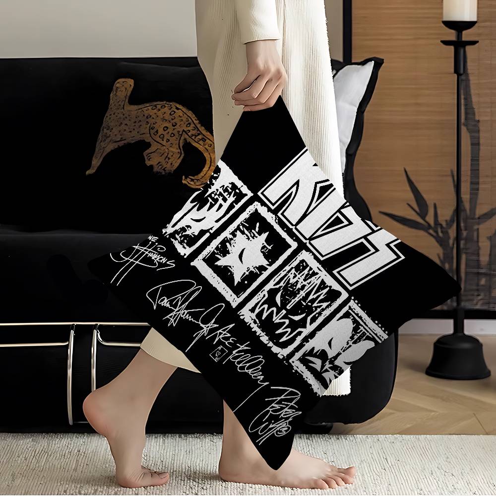KISS Band Personalized picture text home decorative pillows Household Gifts 45x45cm 12x12Inch
KISS Band Personalized picture text home decorative pillows Household Gifts 45x45cm 12x12Inch