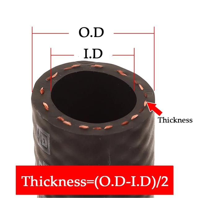 ID4~38mm Diesel Pipe Engine High-Pressure Fuel Pipe High Temperature Resistant Fuel Delivery Rubber Pipe Hose 1M OD10xID 4mm чорний
ID4~38mm Diesel Pipe Engine High-Pressure Fuel Pipe High Temperature Resistant Fuel Delivery Rubber Pipe Hose 1M OD10xID 4mm чорний