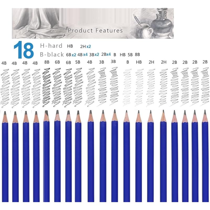 Corslet 29 Pc Drawing Pencils Sketch Pencil Set Art Supplies Set for Kids Adults Beginners Professional Sketching Kit Ar 1 count (Pack of 29) чёрный
Corslet 29 Pc Drawing Pencils Sketch Pencil Set Art Supplies Set for Kids Adults Beginners Professional Sketching Kit Ar 1 count (Pack of 29) чёрный