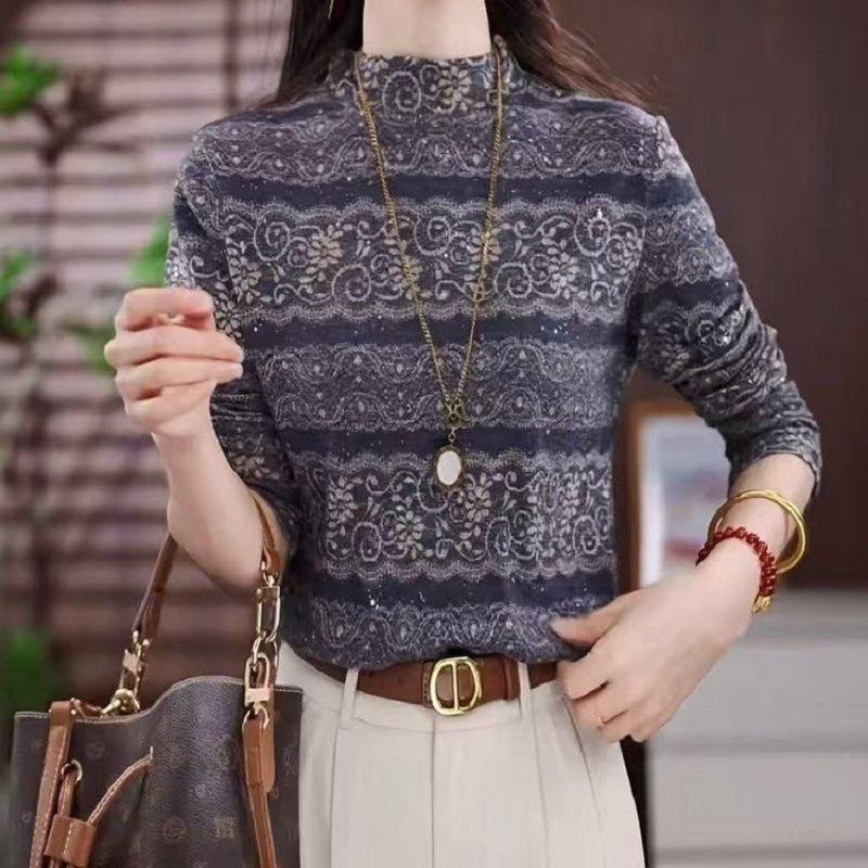 Stylish Velour Long Sleeve Top for Women - Age-Reducing, Warm Autumn/Winter Base Layer 2025 3XL синий
Stylish Velour Long Sleeve Top for Women - Age-Reducing, Warm Autumn/Winter Base Layer 2025 3XL синий