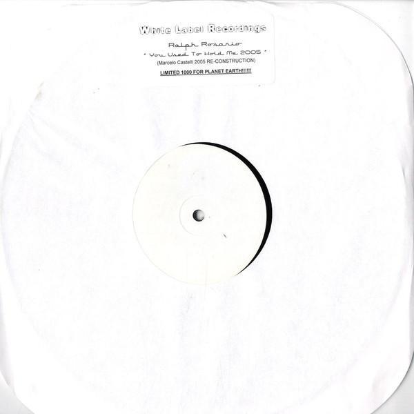 12inch Record RALPHI ROSARIO - You Used To Hold Me 2005 SAWL002 White Label Rec 2005 US Dance & Electronica Used
12inch Record RALPHI ROSARIO - You Used To Hold Me 2005 SAWL002 White Label Rec 2005 US Dance & Electronica Used
