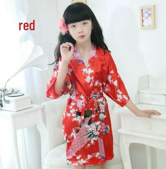 Шелковый халат-кимоно с павлином для девочек - Детская ночная сорочка, одежда для сна, халат 130cm (8#) красный
Шелковый халат-кимоно с павлином для девочек - Детская ночная сорочка, одежда для сна, халат 130cm (8#) красный