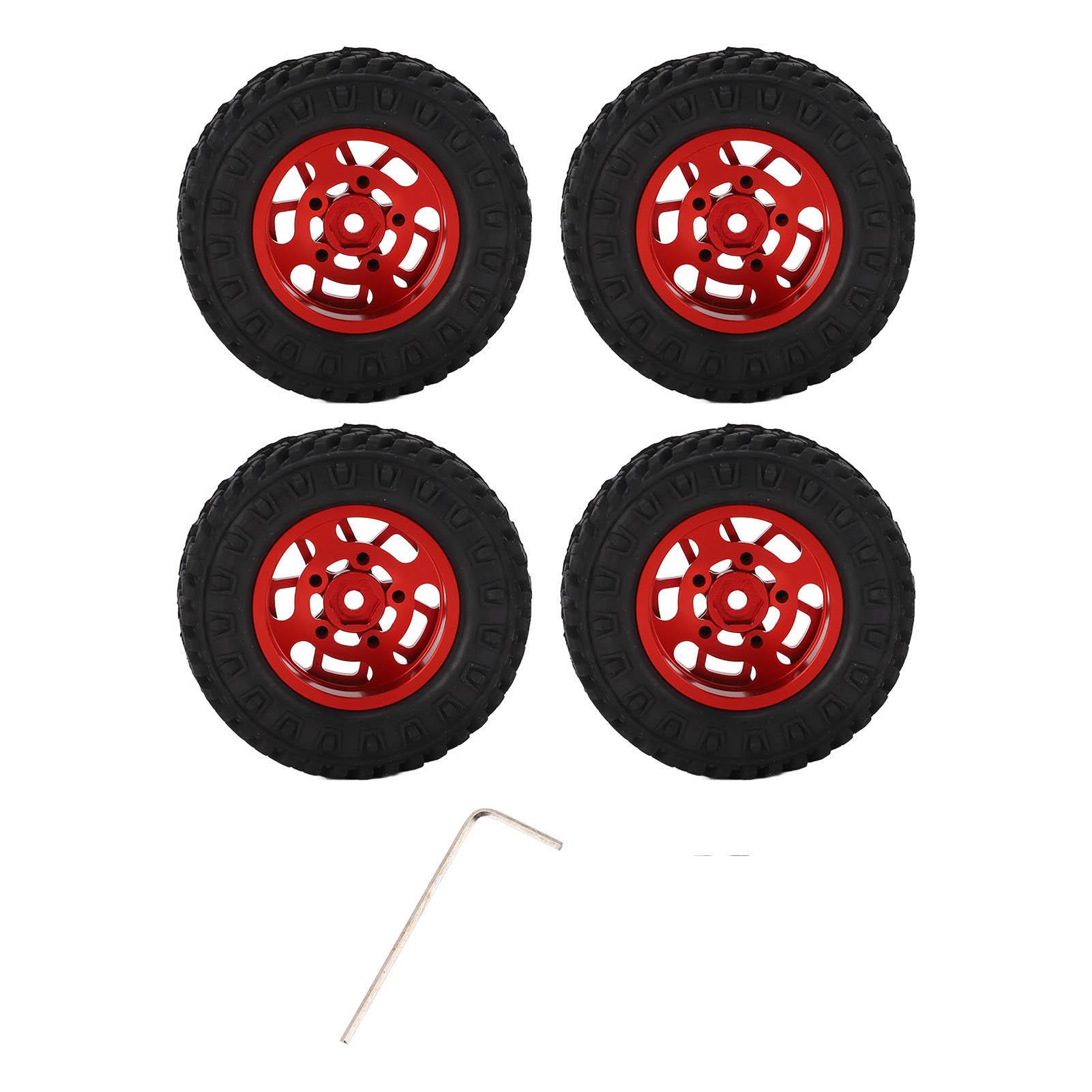 4pcs 7mm Metal Wheel Rim Rubber Tire for AXIAL SCX24 124 RC Car Upgrade AccessoriesRed
4pcs 7mm Metal Wheel Rim Rubber Tire for AXIAL SCX24 124 RC Car Upgrade AccessoriesRed