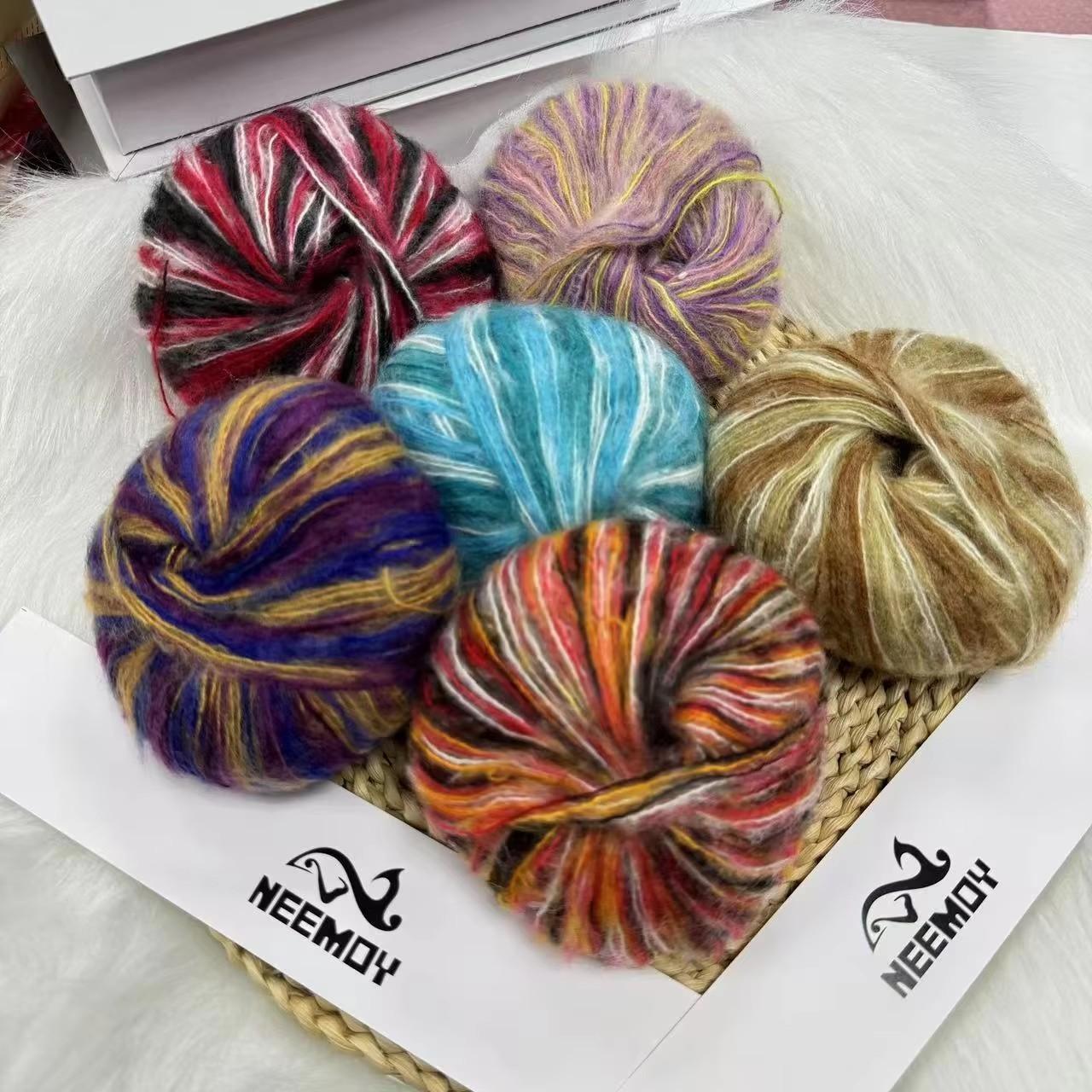 2Pcs Total 50g Mohair Acrylic Yarn for Knitting Lana Wool Crochet Yarn To Knit Hand 0.75mm Crochted Line Threads Needlework
2Pcs Total 50g Mohair Acrylic Yarn for Knitting Lana Wool Crochet Yarn To Knit Hand 0.75mm Crochted Line Threads Needlework